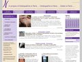 Détails : Ostéopathie : Consultations Ostéopathiques, Remboursement de l'Ostéopathie par les Mutuelles, Formations Ostéopathie, Cabinets en Ostéopathie 